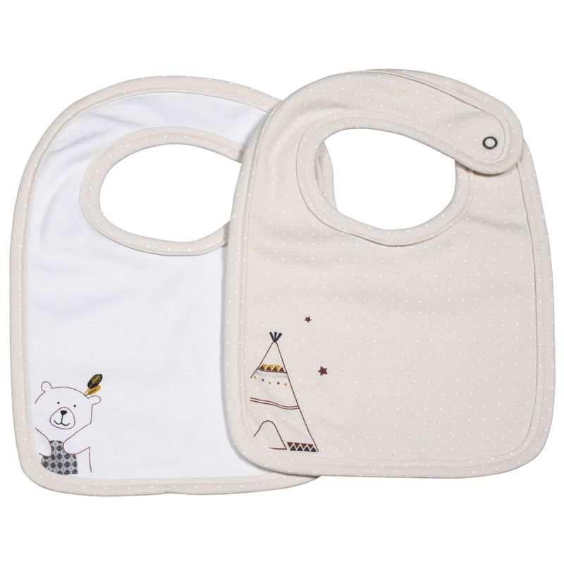 Lot de 2 bavoirs Timouki