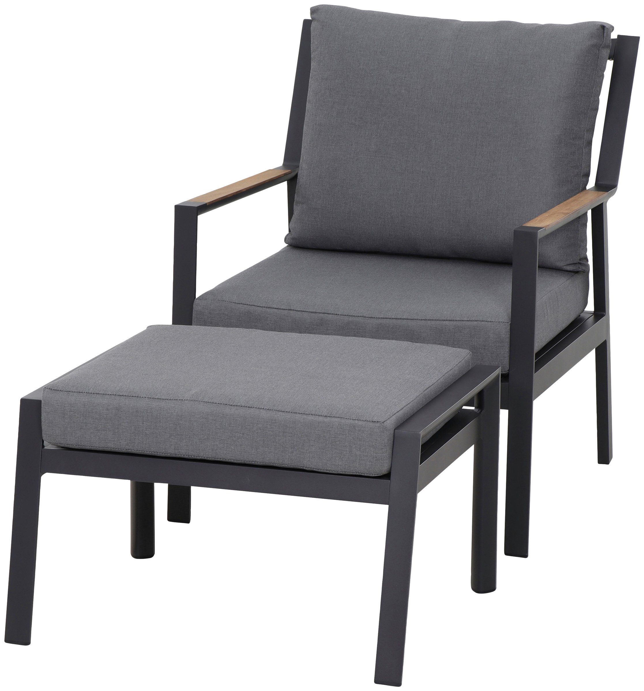 Siena Garden Gartenlounge-Hocker Londra