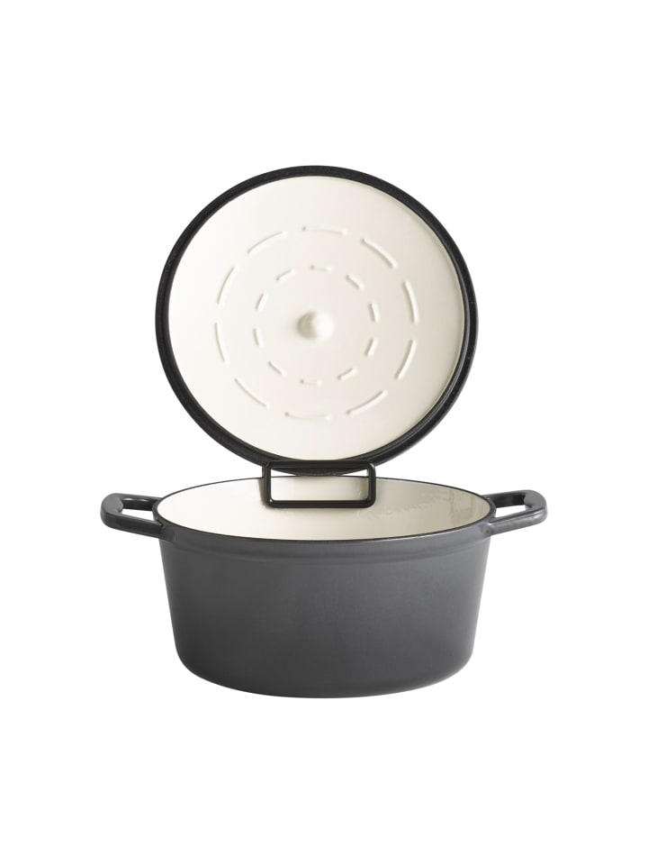 APS Kochtopf mit Deckel in anthrazit, Ø 25 cm, H: 11,5 cm, 4 Liter   günstig kaufen onesize