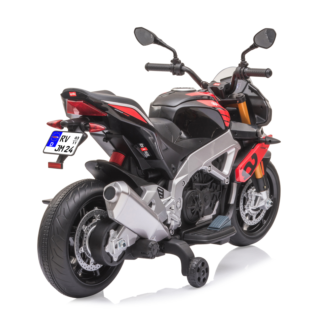 Jamara e.K. JAMARA-460587-Ride-on Aprilia Tuono V4 1100 RR rot 12V