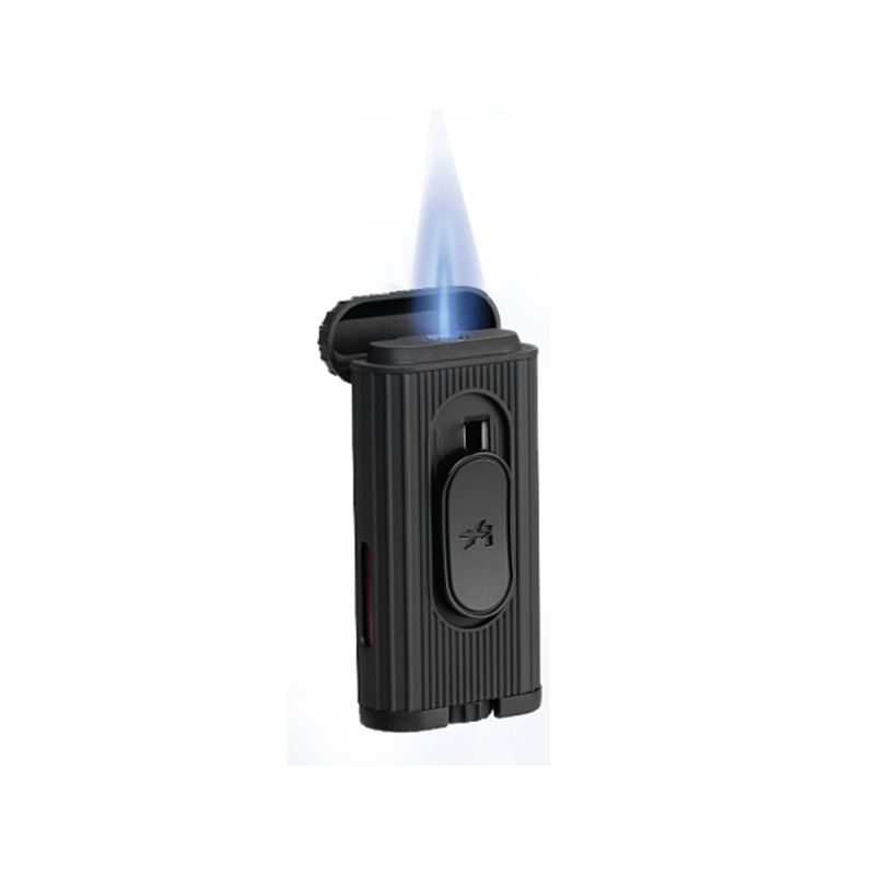 Xikar Zigarrenfeuerzeug – Hedron Soft+Jet Schwarz