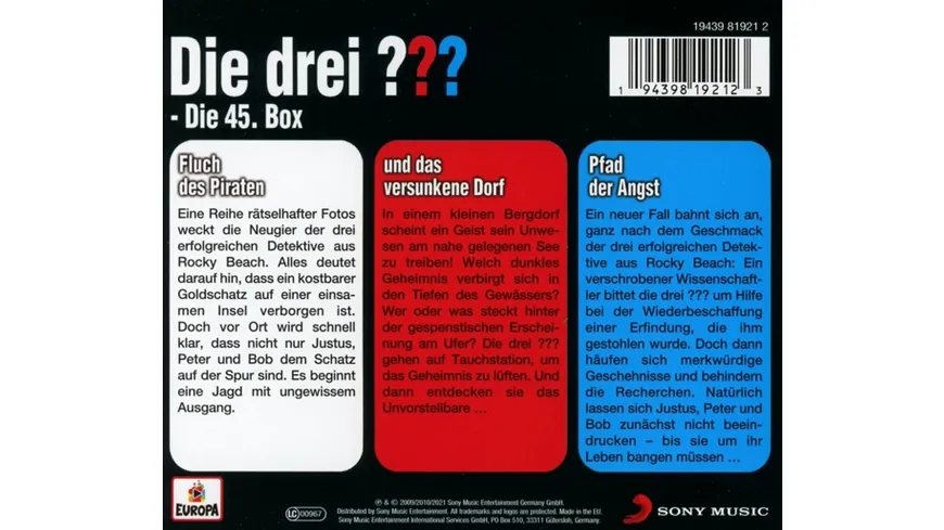 045/3er Box (Folgen 135,136,137)