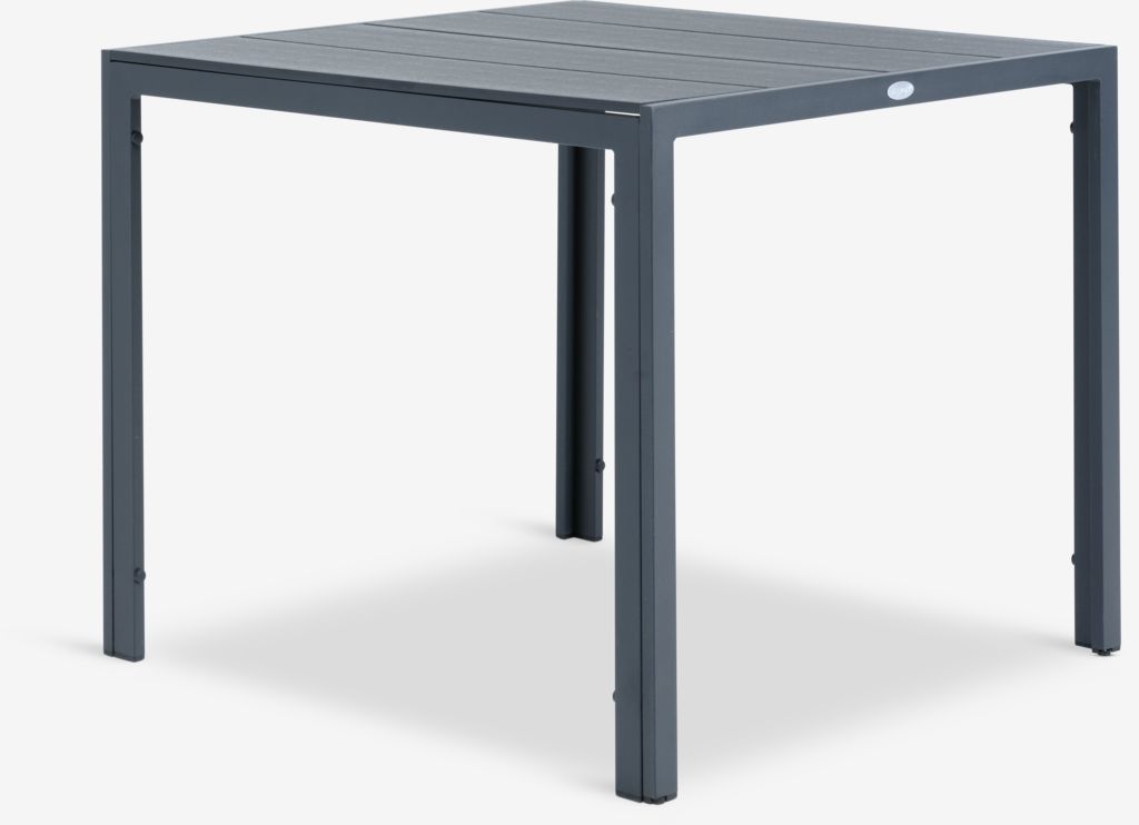 MADERUP Stół ogrodowy MADERUP W90xL90 czarny
