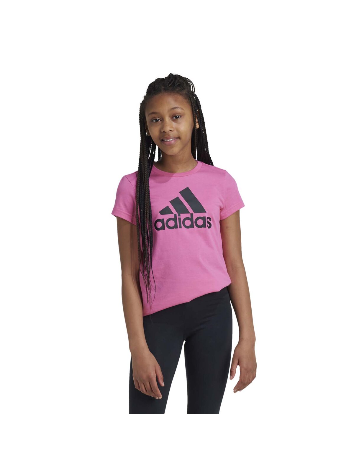 Adidas Essentials T-Shirt Kinder rosa