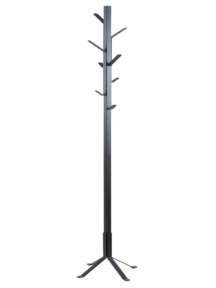 ebuy24 Garderobeständer  Vinston Schwarz 50 x 50 cm günstig kaufen onesize