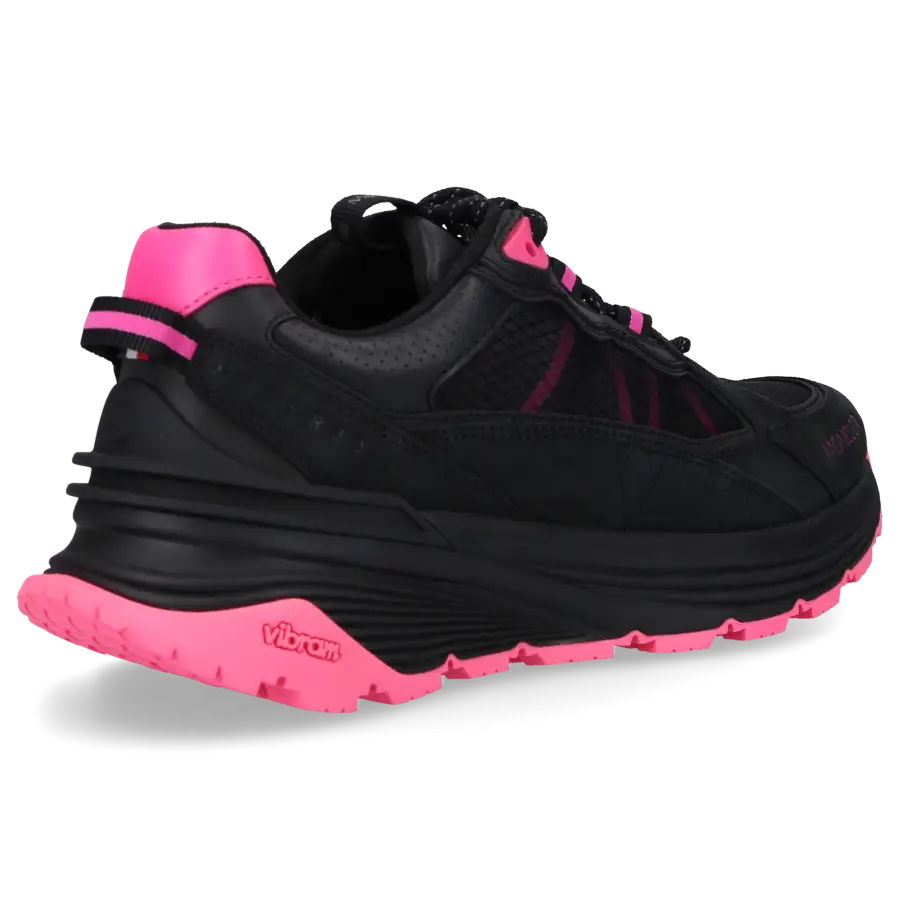 Moncler - Sneaker low LITE RUNNER Kalbsleder - schwarz