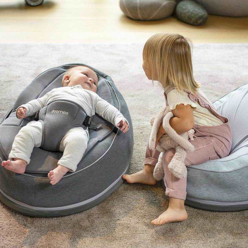 Transat Doomoo Seat'n Swing transat évolutif anthracite Babymoov