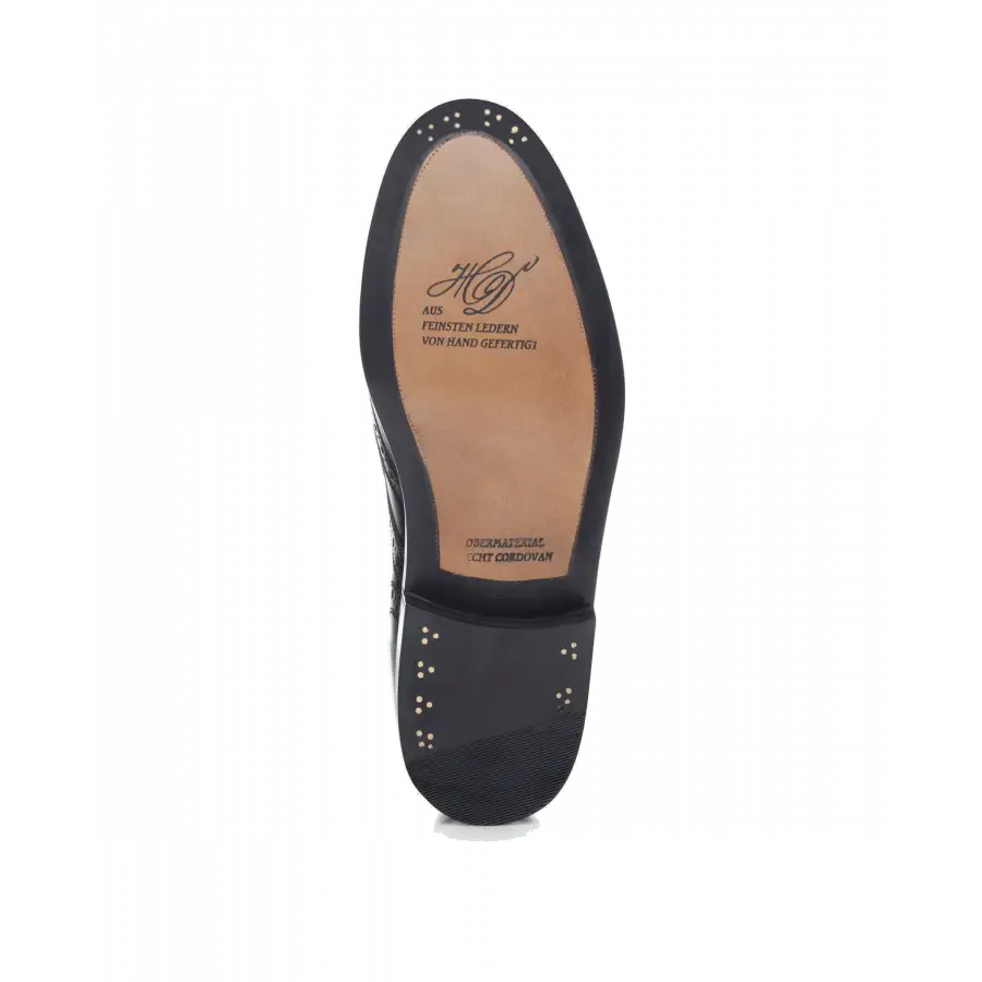 Heinrich Dinkelacker - Businessschuhe Budapester LONDON FULL-BROGUE C Cordovan - schwarz