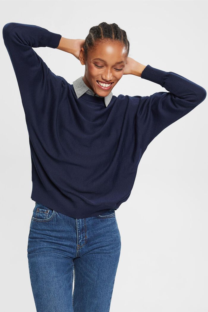 Pullover aus recyceltem Material