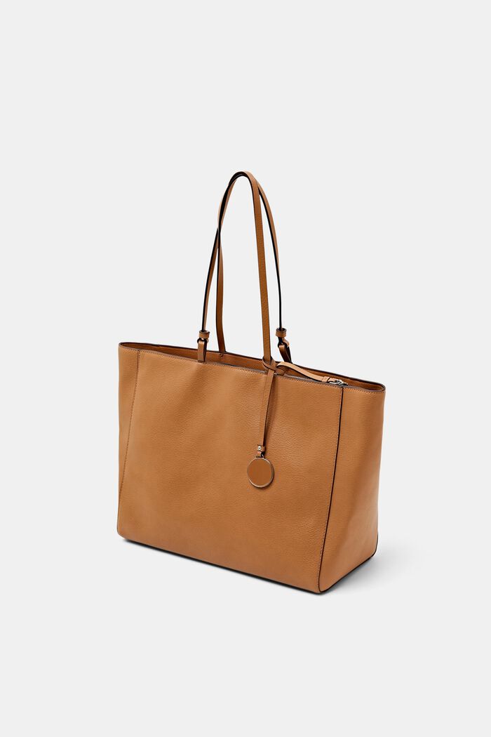 Shopper aus veganem Leder
