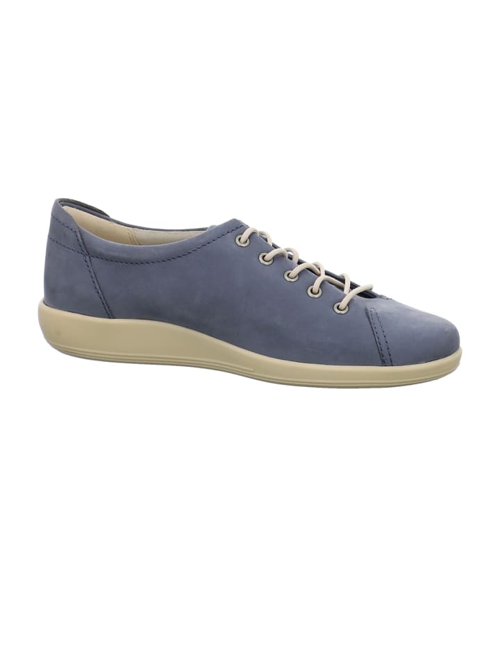 Ecco Komfort Schnürschuhe in Blau günstig kaufen