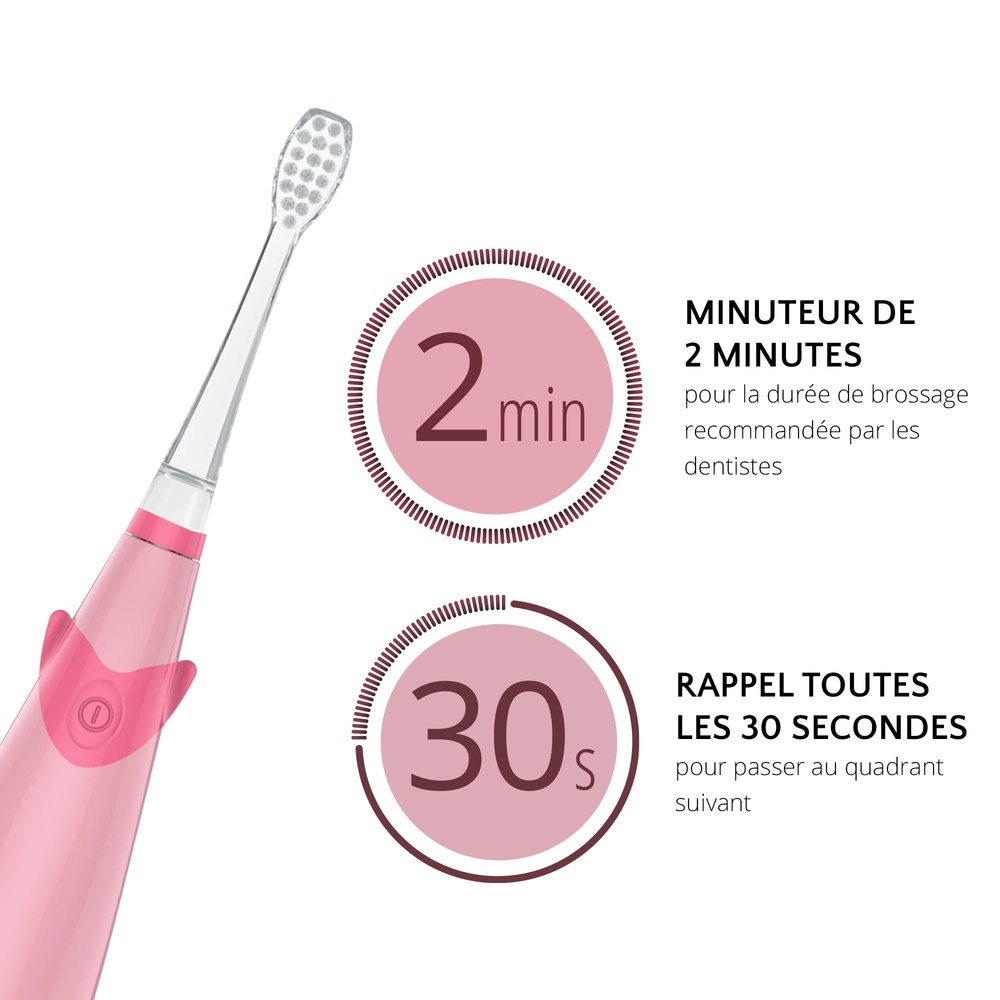 ailoria personal care BUBBLE BRUSH Brosse à dents électrique pour enfants à technologie sonique
