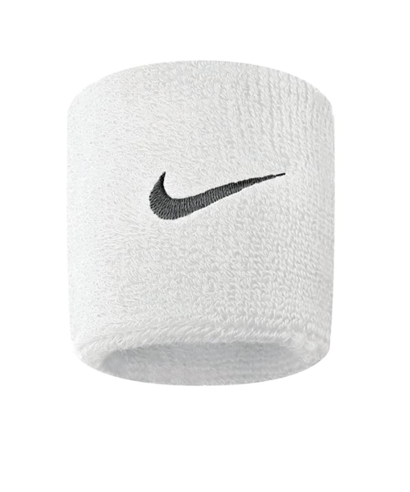 Nike Swoosh Wristbands Weiss Schwarz F101
