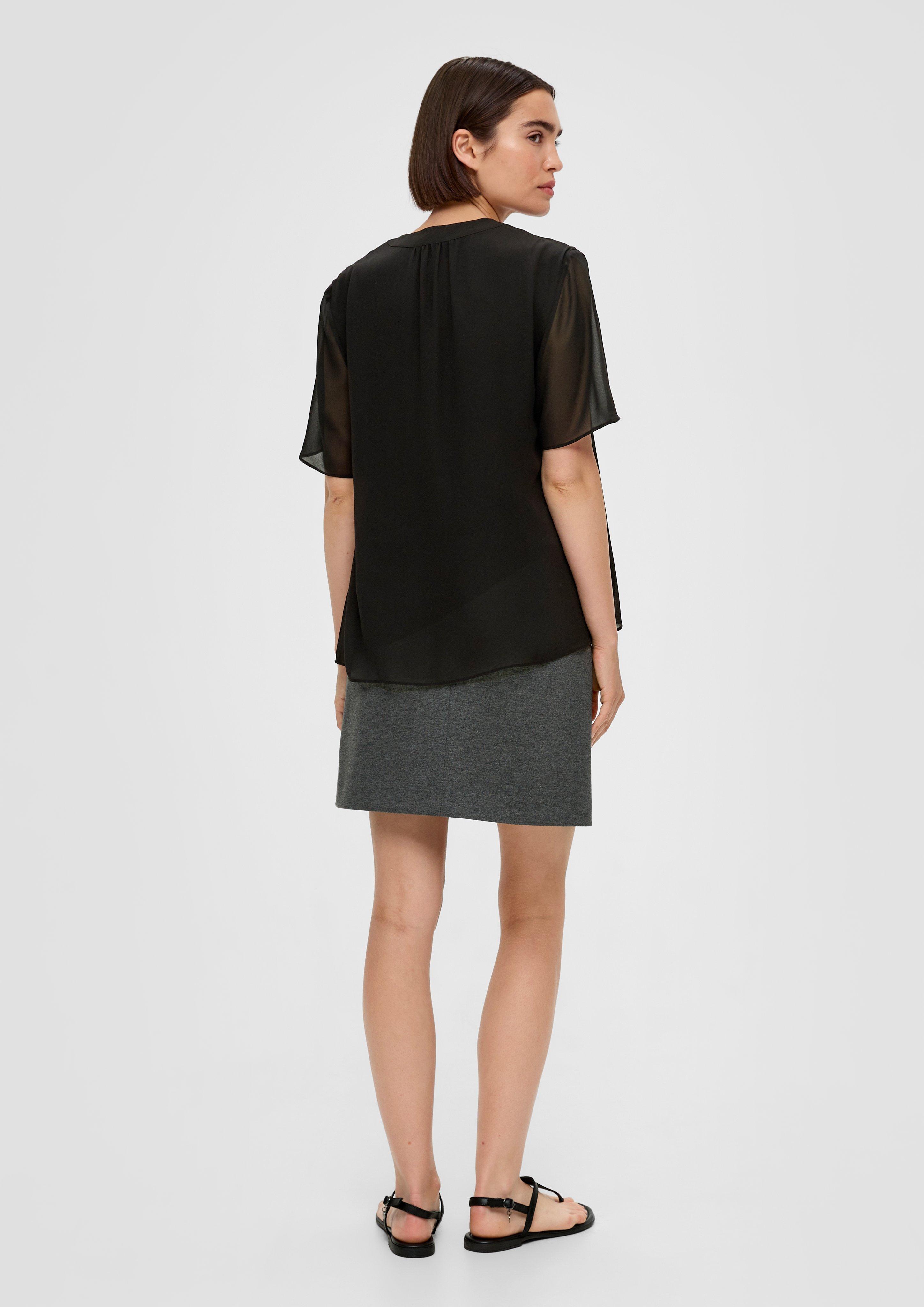 Bluse mit V-Ausschnitt  2135558-9999