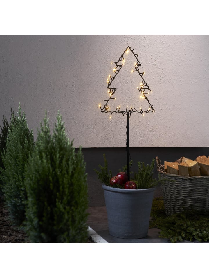 STAR Trading Weihnachtsleuchte mit Erdspieß Spiky, batteriebetrieben, outdoor in Schwarz günstig kaufen onesize