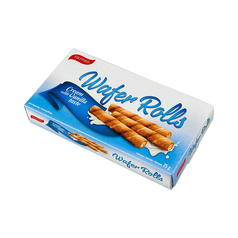 Waferrolls 75 g Vanilla