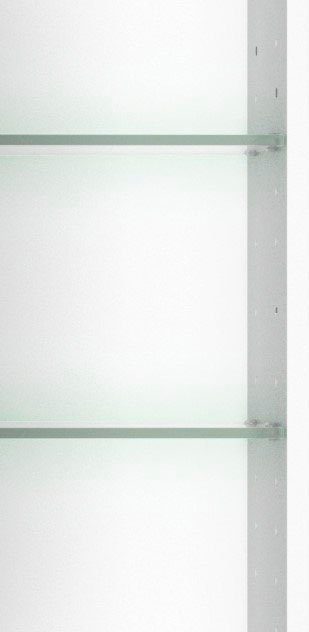 HELD MÖBEL Spiegelschrank Trento, verschiedene Ausführungen und Farben Breite 60 cm, mit 3D-Effekt, Spiegeltüren, Inklusive LED-Beleuchtung