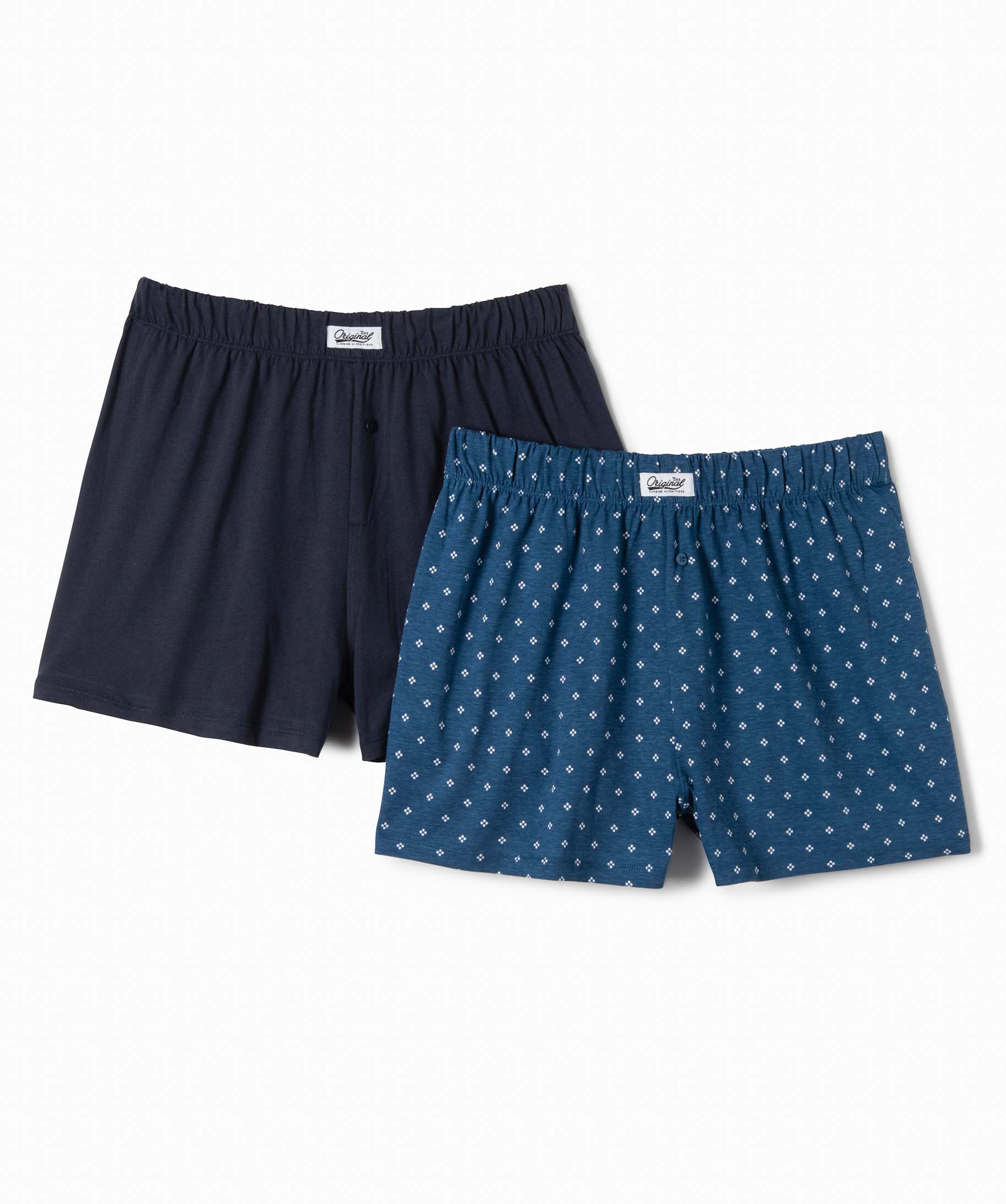 Caleon homme en coton biologique (lot de 2) imprime | GEMO