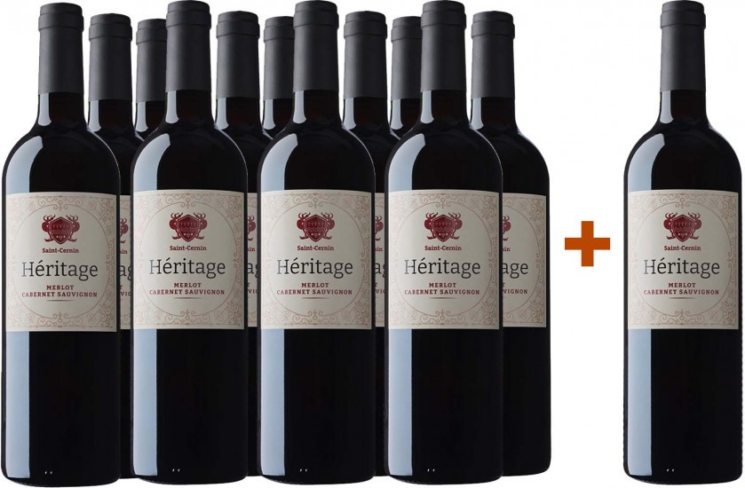 11+1 Paket Heritage Saint Cernin Rouge - Maison Wessman