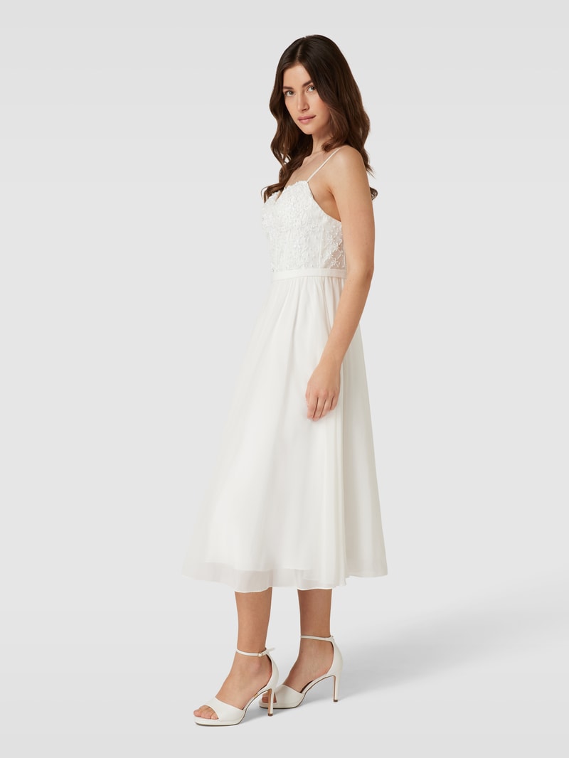 Brautkleid mit Herz-Ausschnitt in offwhite