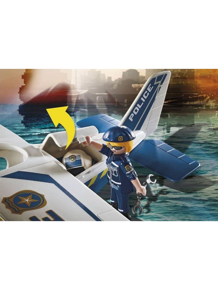 Playmobil Polizei-Wasserflugzeug: Schmuggler-Verfolgung in Mehrfarbig ab 5 Jahre günstig kaufen onesize