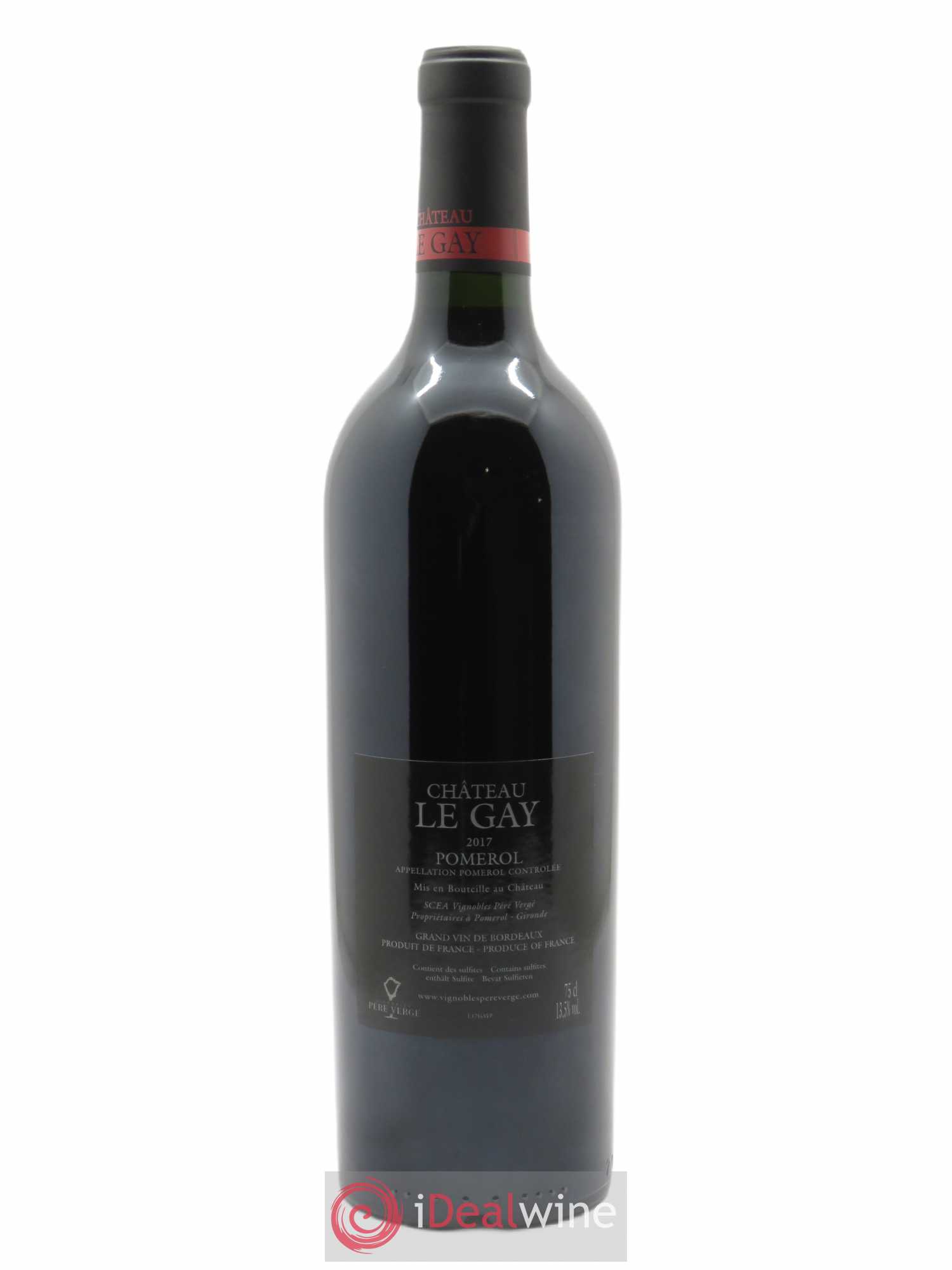 Château Le Gay (CBO à partir de 12 bts) 2017 - Lot de 1 Bouteille