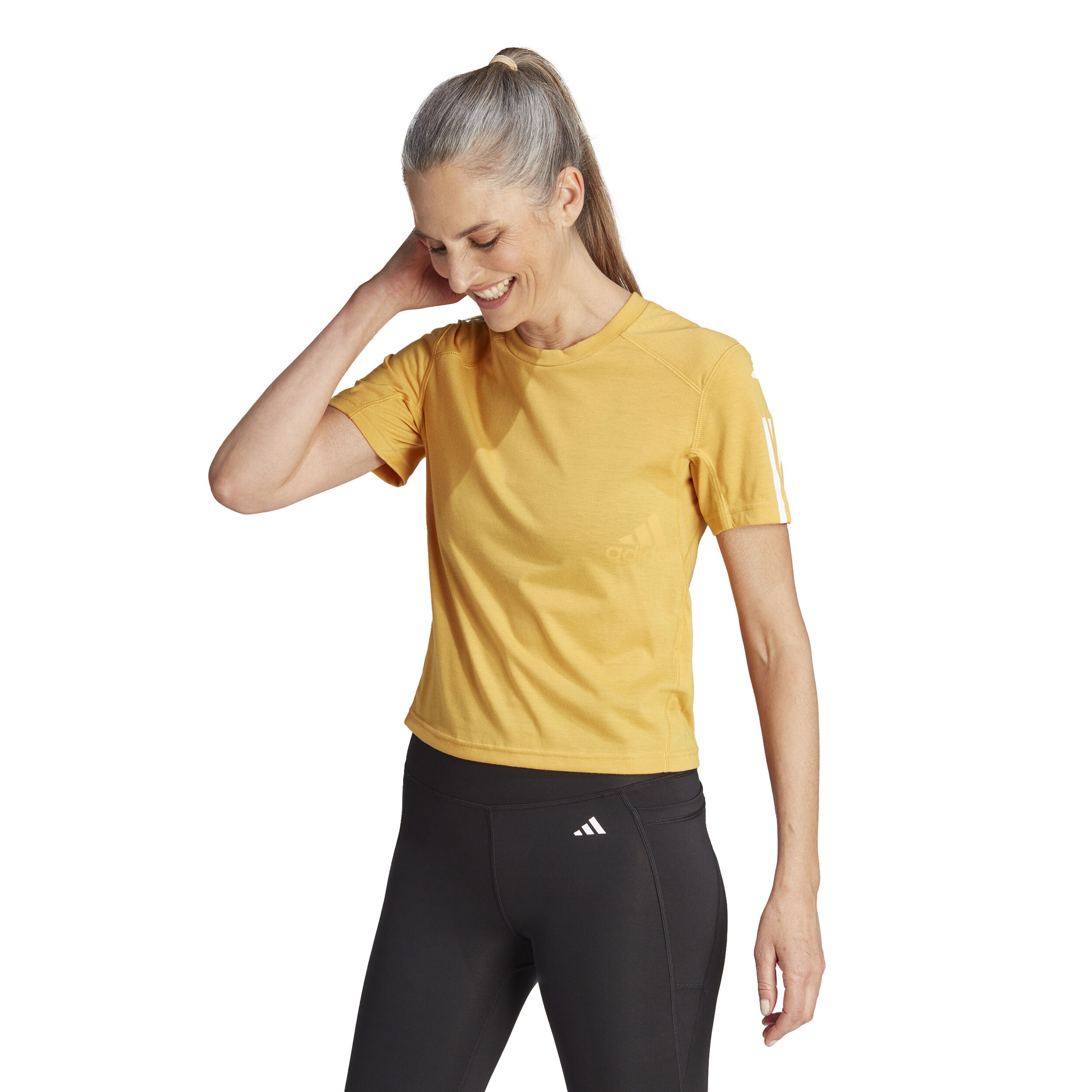 Essentials T-Shirt Damen - Gelb
