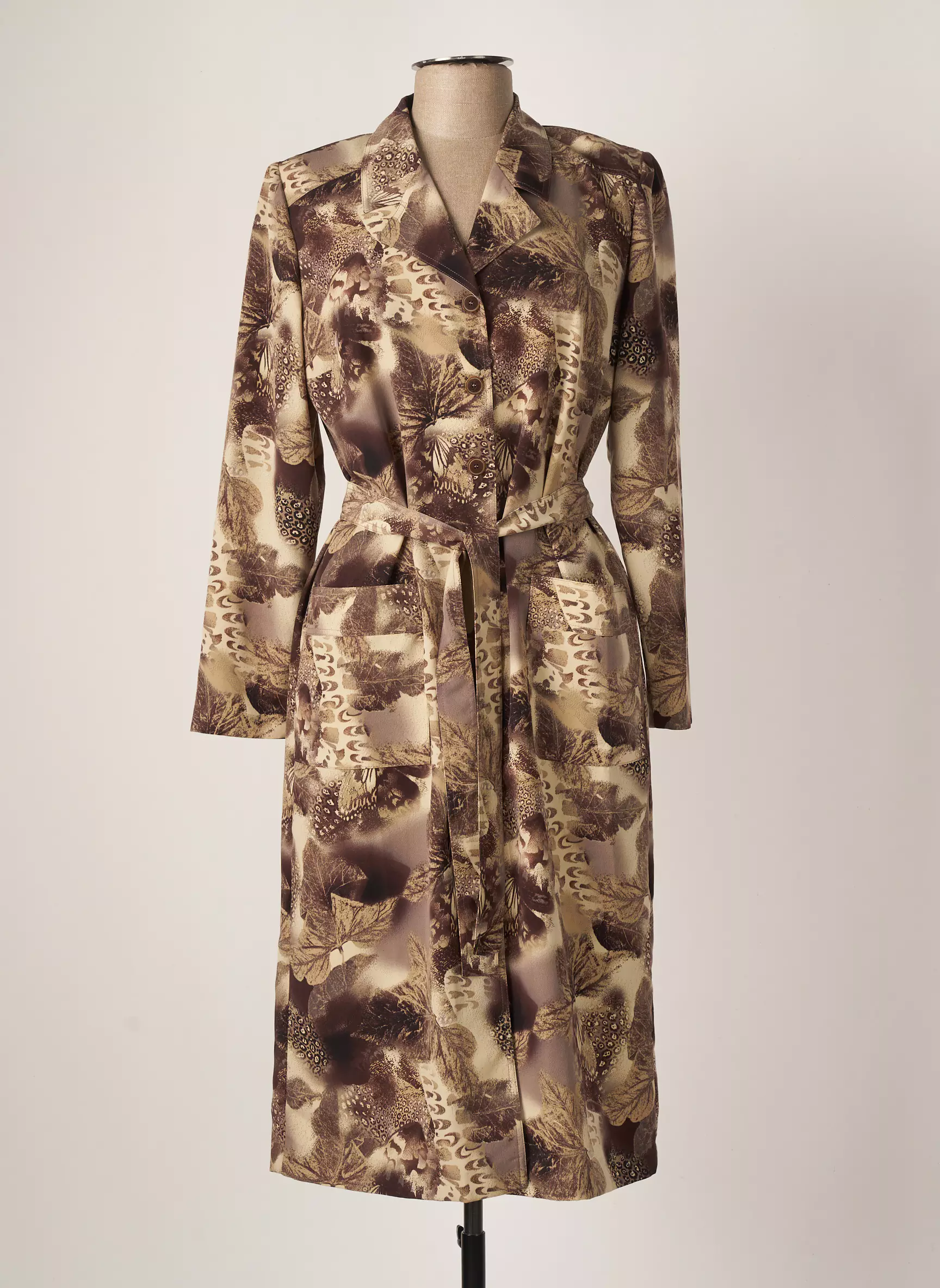 Francoise F Robes Mi Longues Femme couleur marron