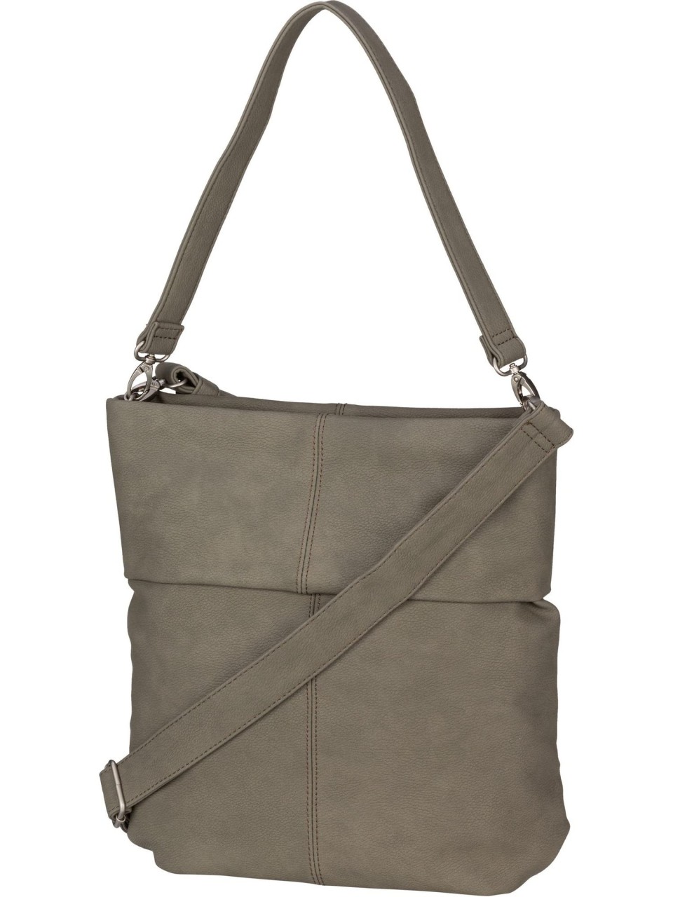ZWEI Handtaschen grau MADEMOISELLE