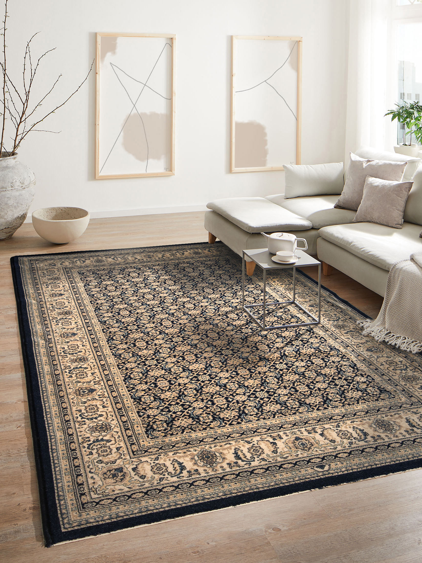 Herati Royal Orient-Teppich, Blau