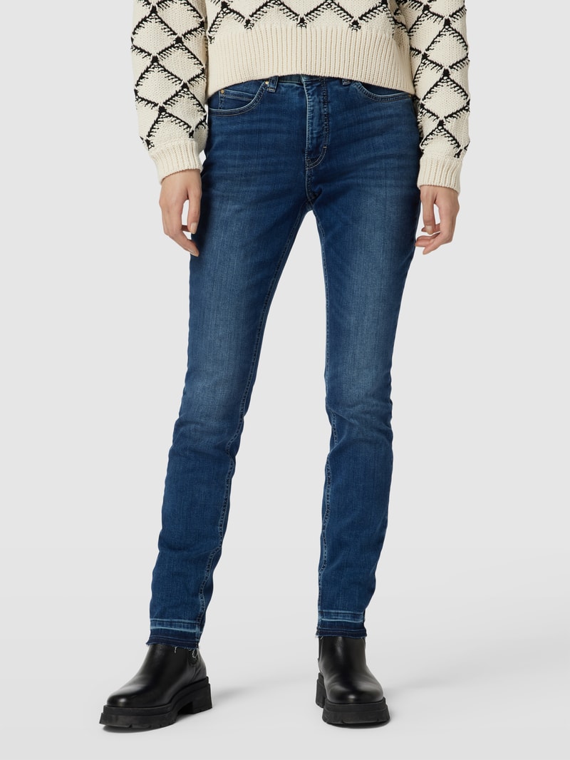 Slim Fit Jeans im 5-Pocket-Design Modell 'Dream' in blau
