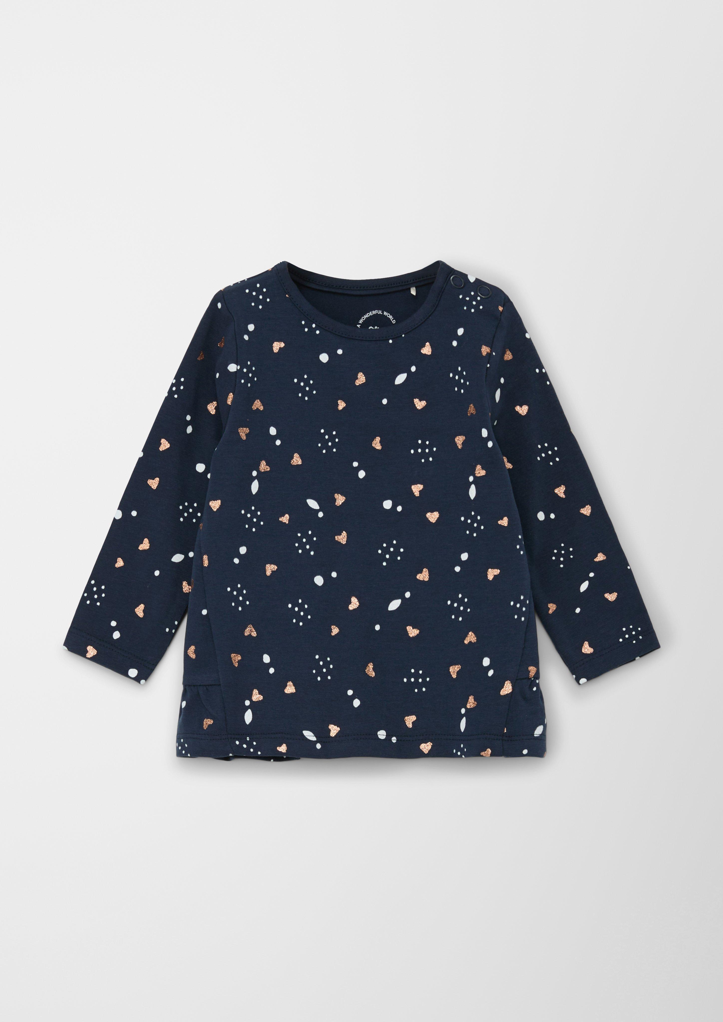Langarmshirt mit niedlichem Allover-Print  2120131-59A9
