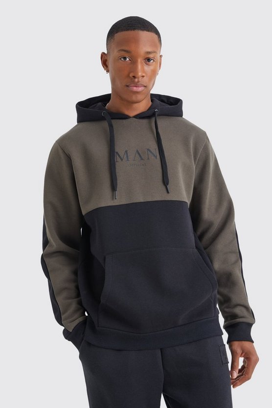 Coloblock Man Hoodie