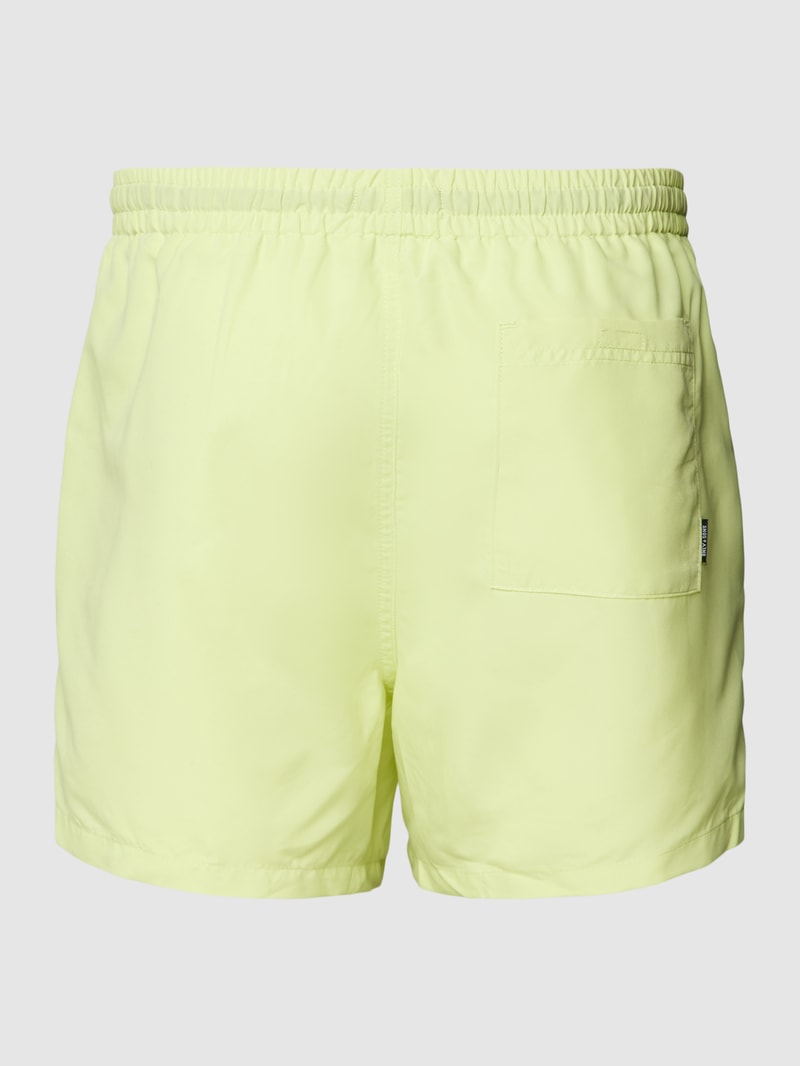 Badehose mit elastischem Bund Modell 'TED' in hellgelb