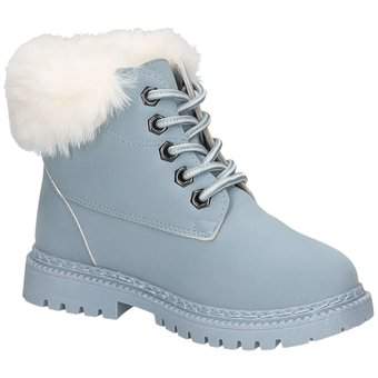 Puccetti Schnür Boots in blau