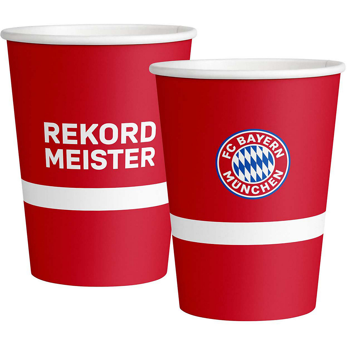 Pappbecher 500ml 6er, FC Bayern München
