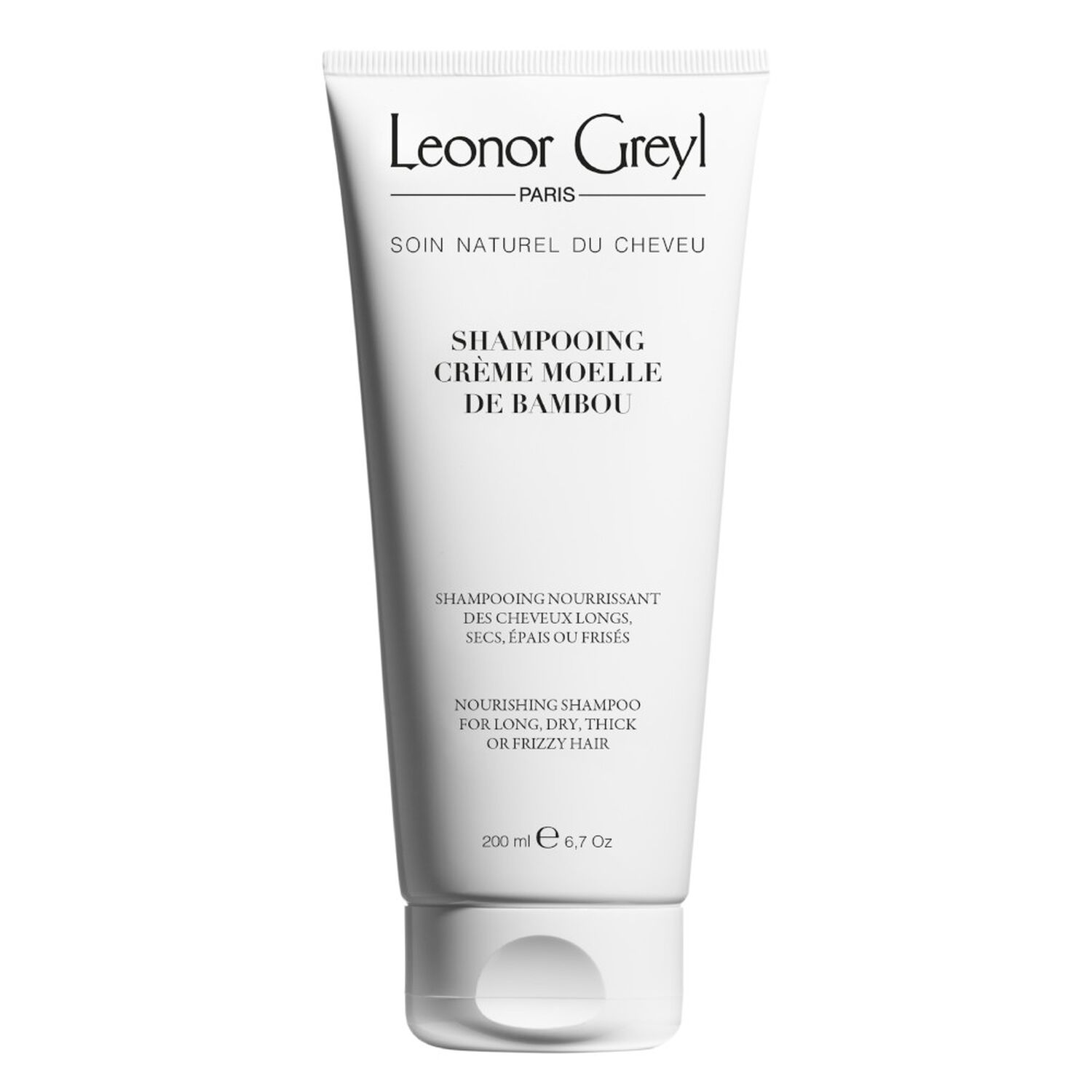 Leonor Greyl Shampooing Crème Moelle de Bambou Nourrissant Cheveux Longs/Secs/Frisés 200 ml