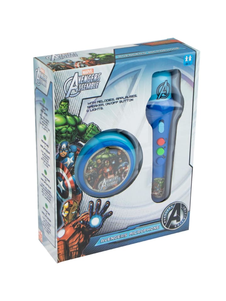 Avengers Mikrofon mit Verstärker Karaoke und Performance Set für Kinder in Blau günstig kaufen 20 x 15 cm