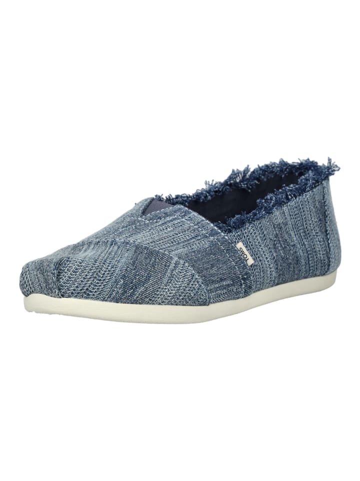 TOMS Slipper in Blau günstig kaufen