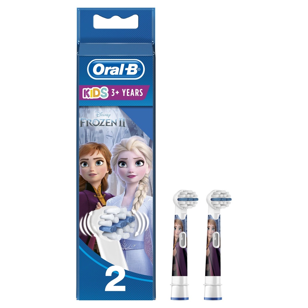 oral-b Oral-B Brossettes Disney La reine des neiges 2,Lot de 2 Brossettes De Rechange