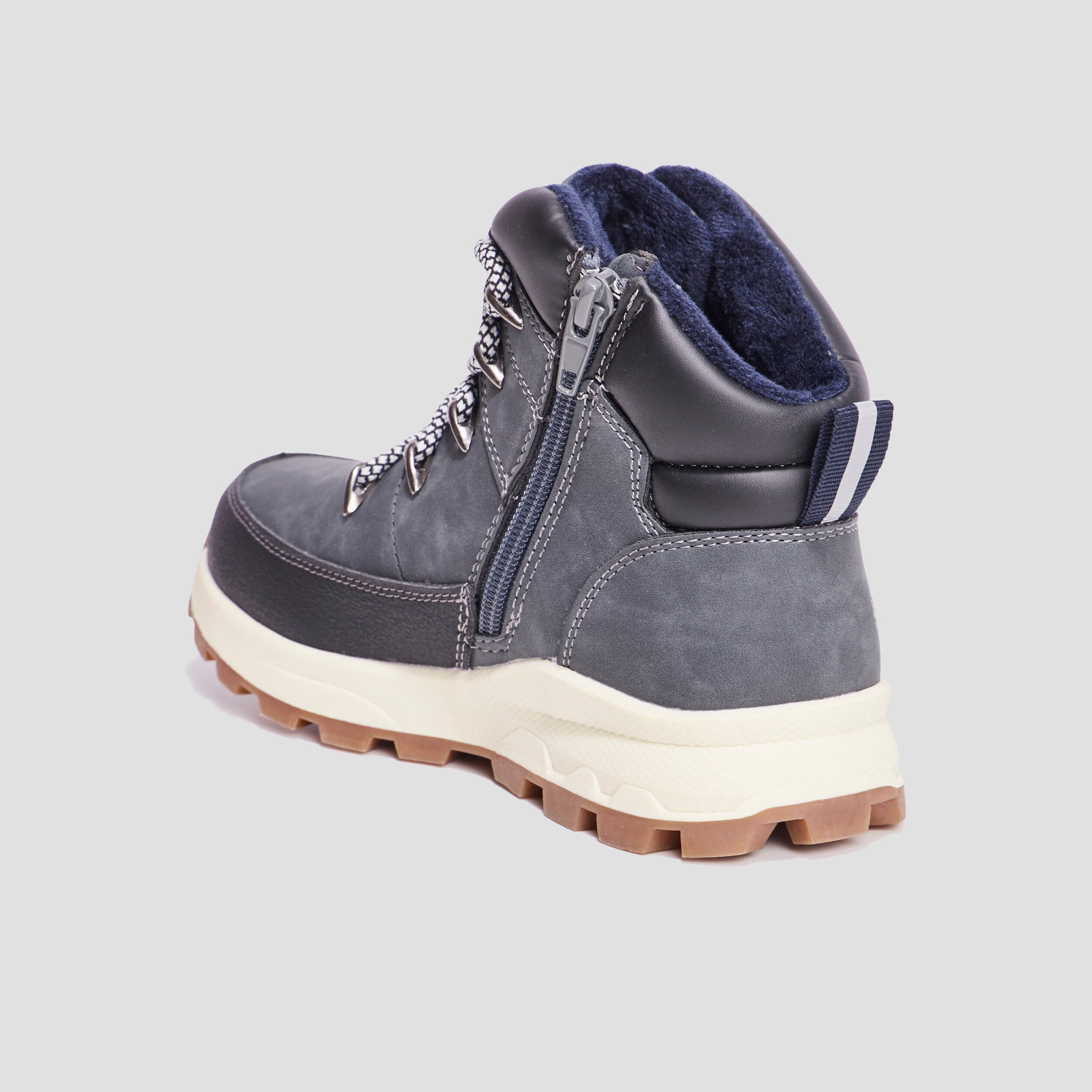 Bottines zippées Trappeur Barato bleu garçon | La Halle