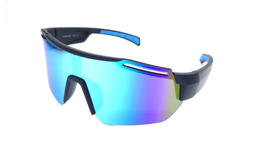 Basley Sun Sonnenbrille Kunststoff Sport Schildbrille Schwarz