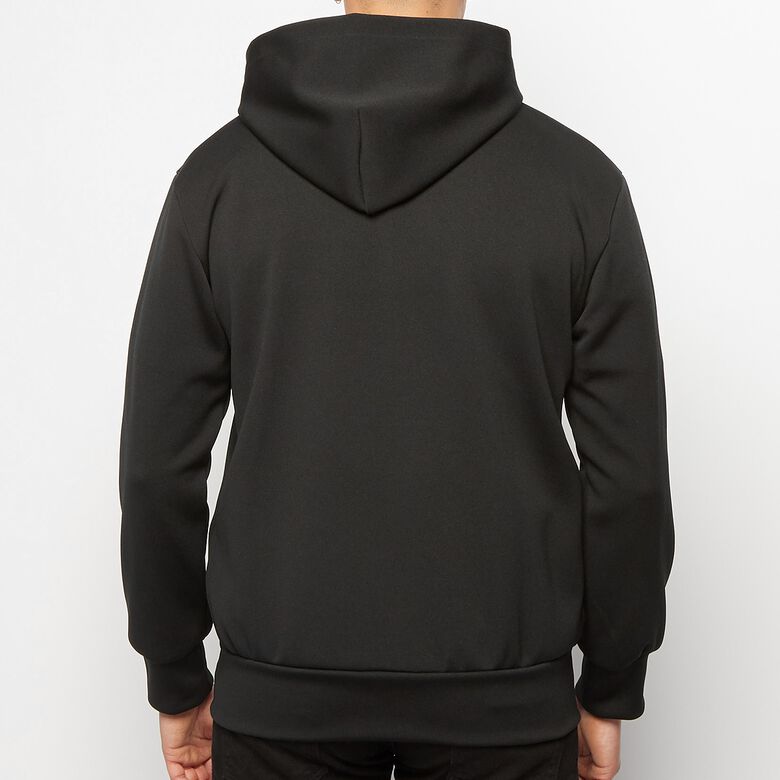 Comme des Garcons Play Play Red Heart Hooded Zip Sweatshirt black