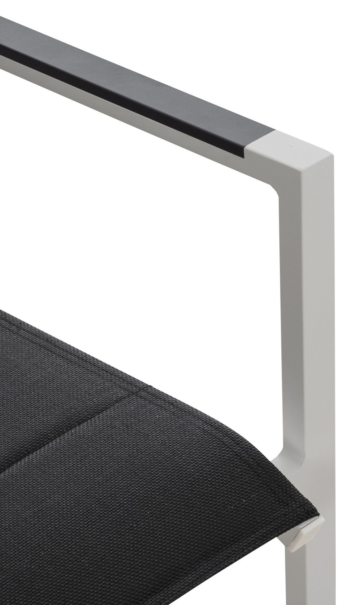 CLP Stapelstuhl Stapelstuhl Jones, Aus Aluminium mit Mikrofaserbezug