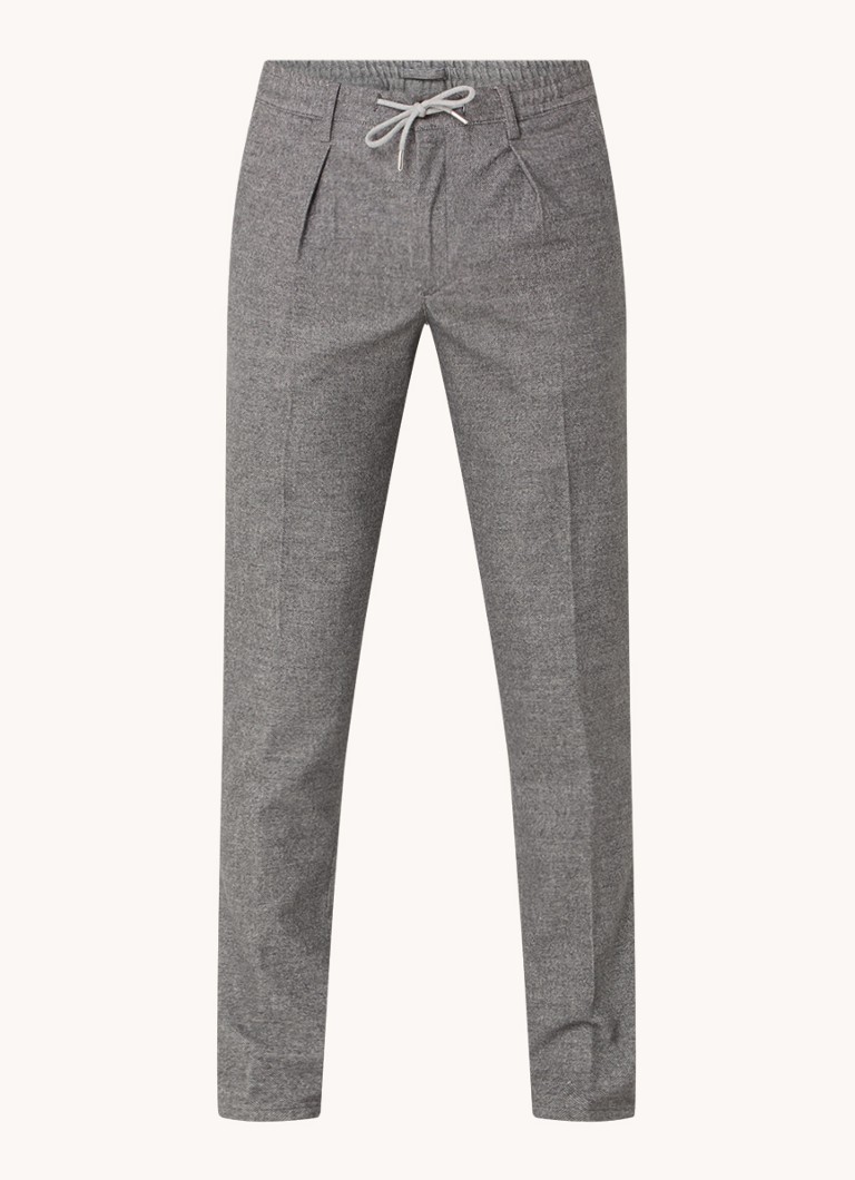 Profuomo Chino slim fit con bordi arrotondati e bordi arrotondati