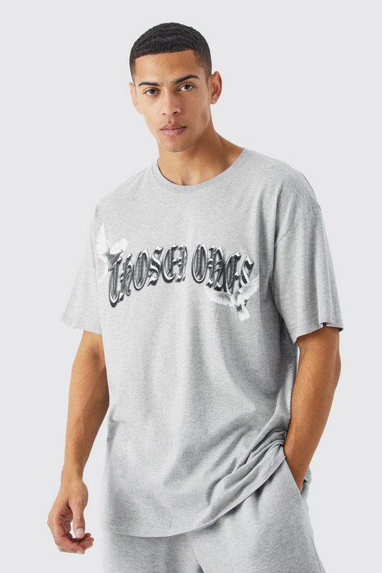 Oversize T-Shirt mit Print