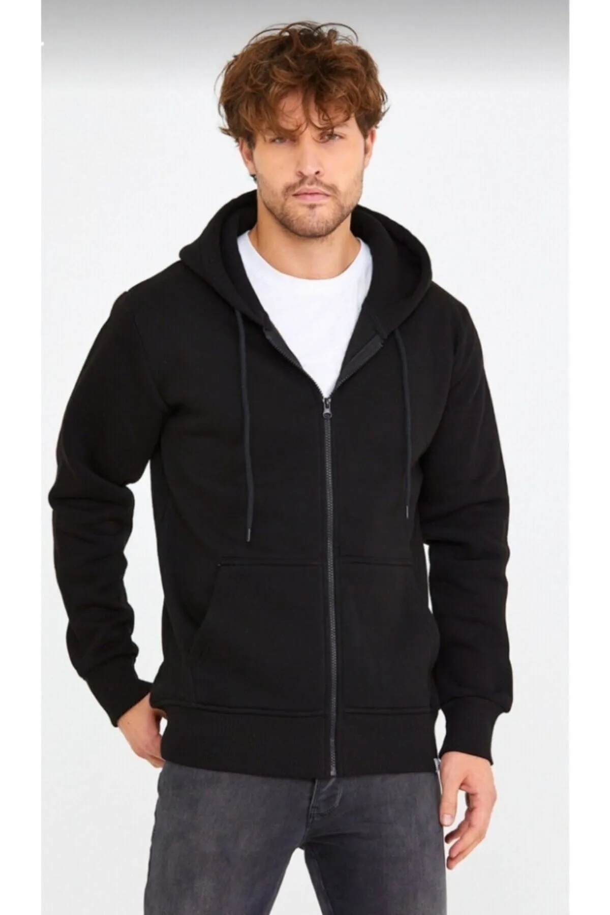 adabutik  All-Fashion-Cardigan aus Baumwolle mit Reißverschluss