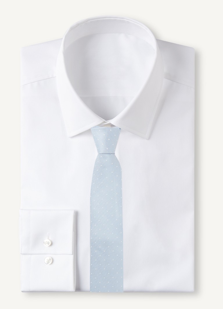 Reiss Liam tie in silk blend with polka dot print