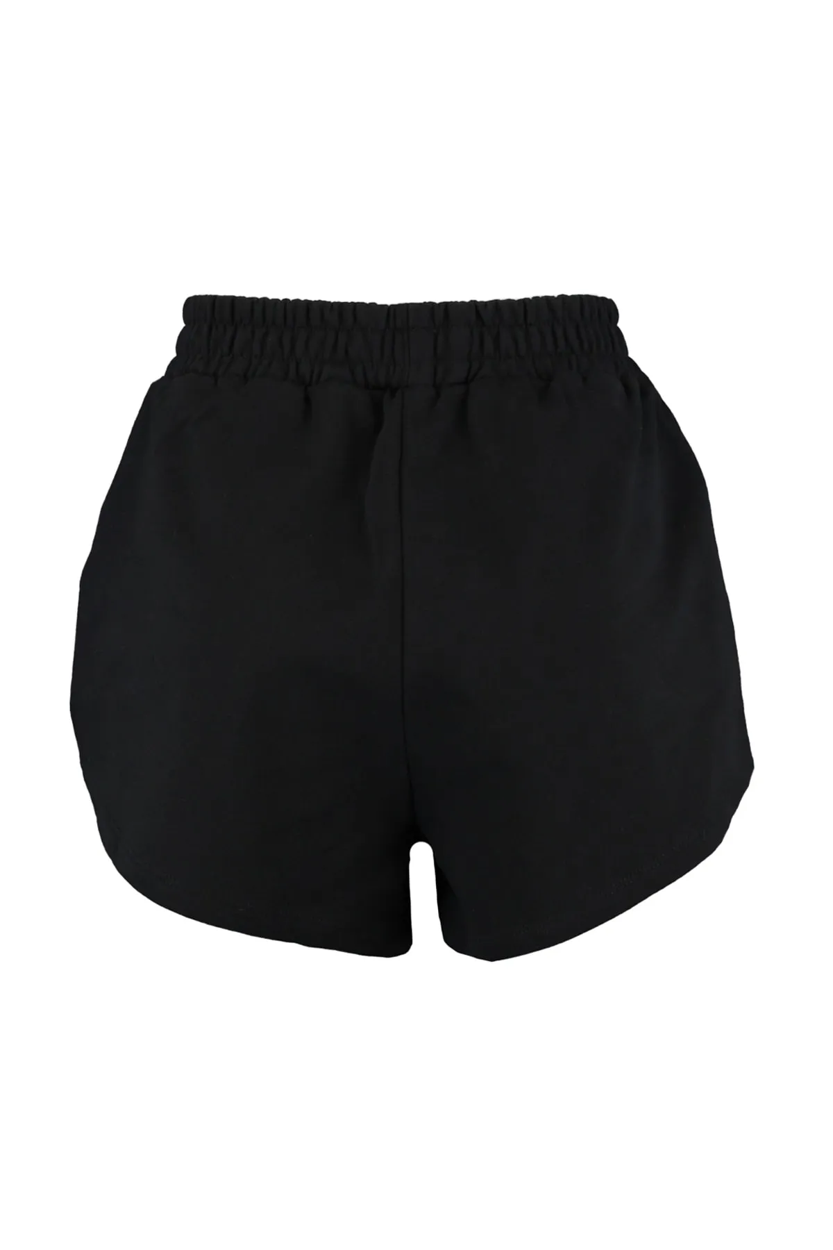 Trendyol Collection  Schwarze Stretch-Strickshorts mit hoher Taille TWOSS21SR0086