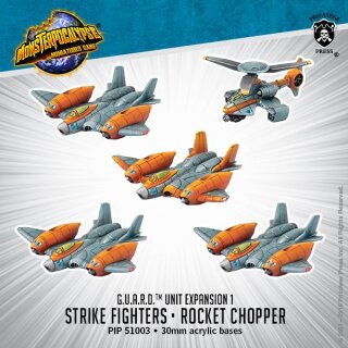 Monsterpocalypse Strike Fighters & Rocket Chopper (EN)
